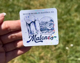 Malone's Holographic Sticker | Off Campus | Kindle Sticker