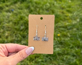 Camera Dangle Earrings | Photographer Jewelry