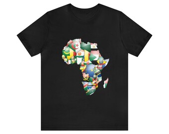 Carte Africa Unisex Jersey Short Sleeve Tee