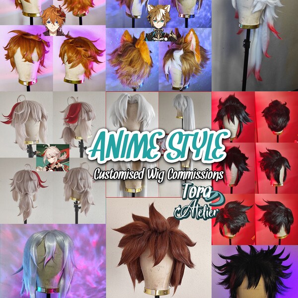 DONT BUY AD - Custom Order Wig Commission / Custom Made Cosplay Wigs [Read Description]