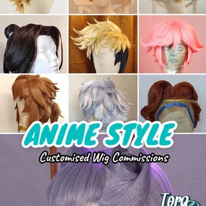 DONT BUY AD - Custom Order Wig Commission / Cosplay Wigs by order [Read description]