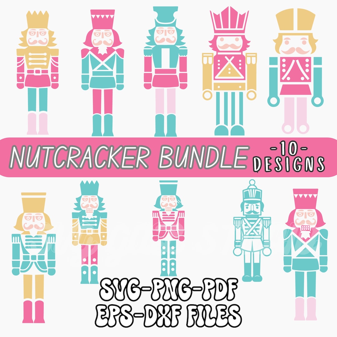 10 Nutcracker Svg Png Bundle Nutcracker Clipart Christmas - Etsy