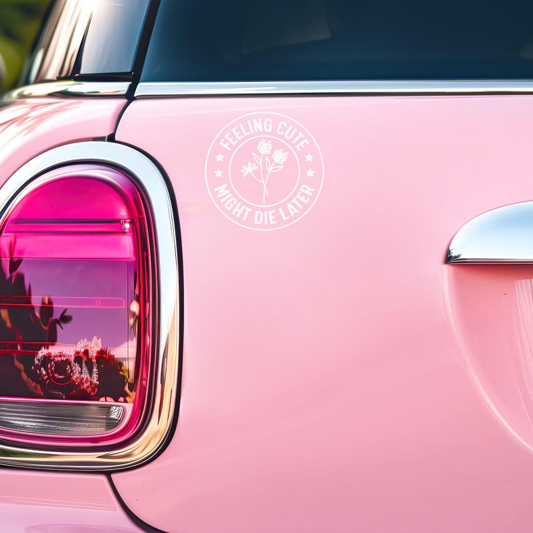 Plant Car Stickers, Succulent Car Decals, Garden Windshield Decal ...