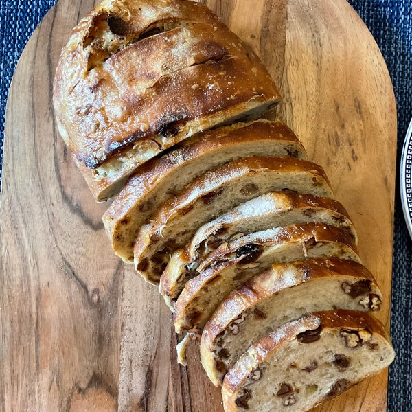 Date Pecan Sourdough Batard