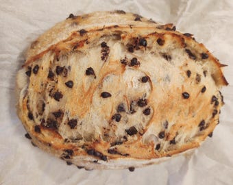 Vanilla Orange Chocolate Chip Sourdough Batard