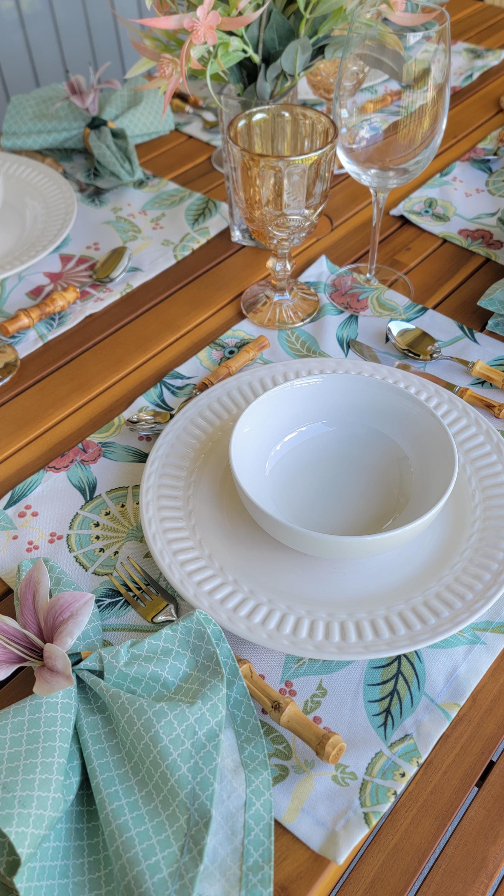 Candy Table Setting. Create Your Tablescape With Our Placemat, Napkin ...