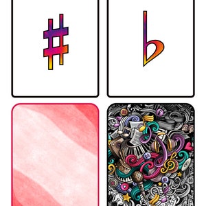Music Notation 32 Flash Cards Printable PDF - Etsy