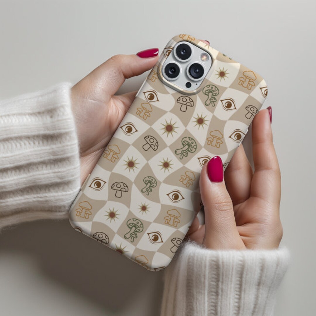 Mushroom Phone Case, Fungus Case, Trippy Phone Case for iPhone 15 14 13 ...