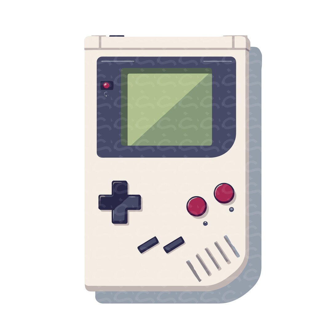 Game Boy Console Vector Art: Retro Gaming Icon (digital Download) - Etsy