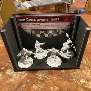 Miniature di Star Wars Shatterpoint Squad Storage e carte magnetizzate per Strike Team e Squad impilabili per tornei o display