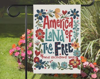 Immigrant Rights Garden Flag, Anti-Racist Outdoor Decor