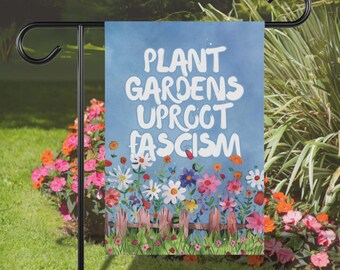 Environmental Garden Flag: Save Public Lands, Native Pollinators