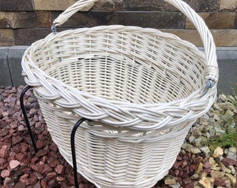 Bicycle Basket, Bike Basket, Front bicycle basket , Wicker Basket, Bicycle Accessories, Wicker Bike Basket, ecofrienly , handmade