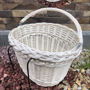 Bicycle Basket, Bike Basket, Front bicycle basket , Wicker Basket, Bicycle Accessories, Wicker Bike Basket, ecofrienly , handmade