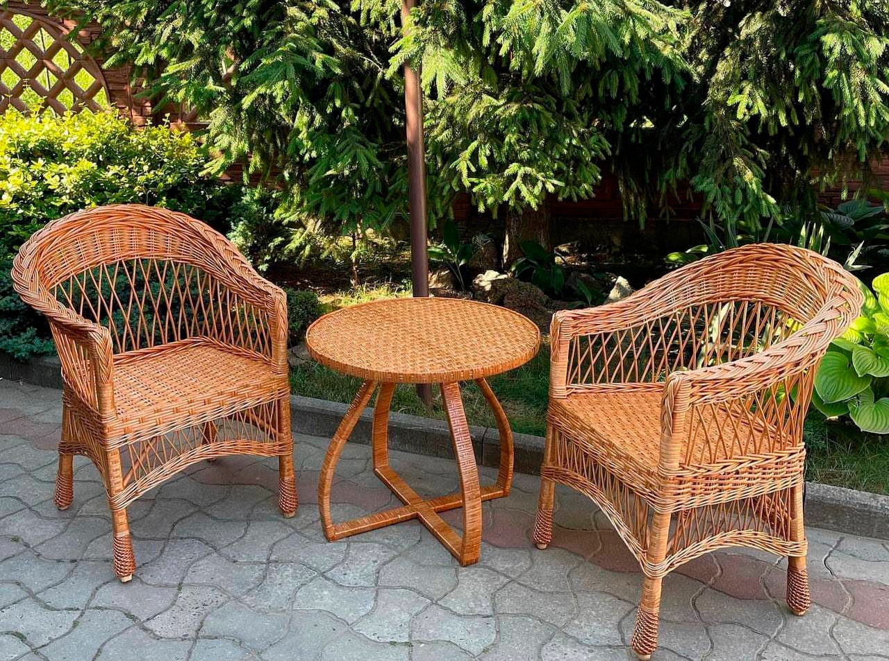Wicker garden chairs cheap discount