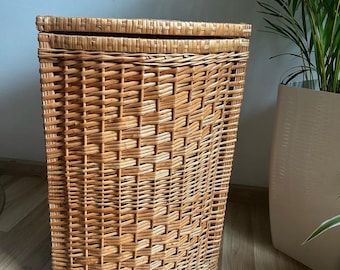 Laundry basket holder, laundry basket organizer, laundry basket, wicker basket, wicker decor, ecofriendly, book box, laundry hamper,handmade