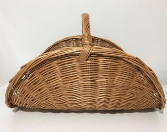 handmade firewood log carrier basket,firewood holder,wicker firewood basket,firewood storage,picnic basket,firewood holder indoor,fireplace