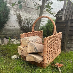 Firewood storage basket new arrivals