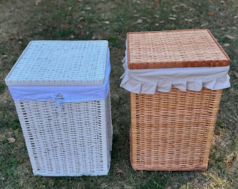 wicker laundry basket ecofriendly Laundry basket holder handmade laundry basket organizer large toy storage basket laundry hamper