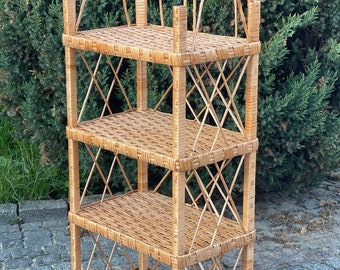 ヴィンテージ アーチラタンラック オープンラック 籐家具 収納 ナチュラル ヴィンテージ アーチラタンラック オープンラック 籐家具 収納