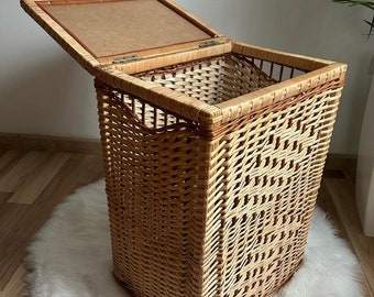 Laundry basket organizer, laundry basket, wicker basket, wicker decor, ecofriendly, book box, laundry hamper, laundry basket holder
