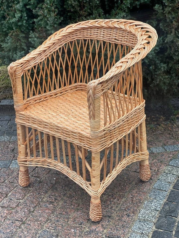 Natural wicker patio set hotsell