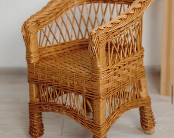 cadeira de vime para crianças cadeira de vime para crianças cadeira de criança estilo vintage cadeira boho infantil ao ar livre fezes