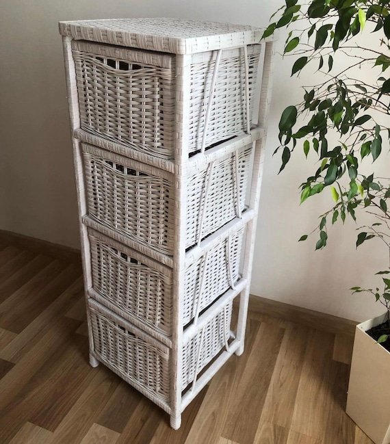 wicker dresser Vintage Natural Wicker Dresser  HAUS THEORY