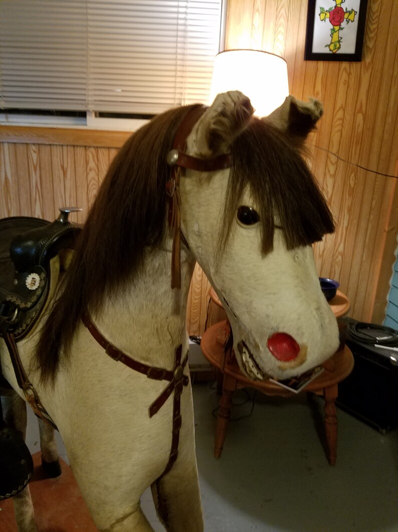 Rare Taxidermy Pony Rocking Horse Etsy