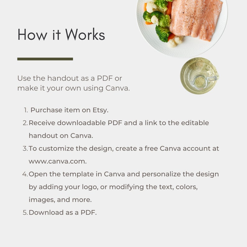 Digital download dash diet handout for healthcare practitioners etsy