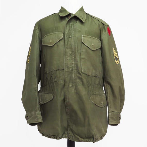 Vintage us army m-1951 m51 field jacket 1950s vie… - image 1