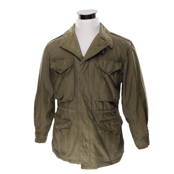 Vintage us army m-1943 m43 field jacket 1940s ww2… - image 3