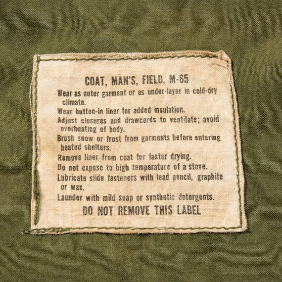 Vintage us army m65 field jacket 1968 vietnam war… - image 4