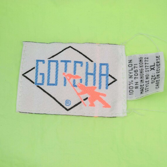 Vintage gotcha surf shell pullover jacket 1990s s… - image 4