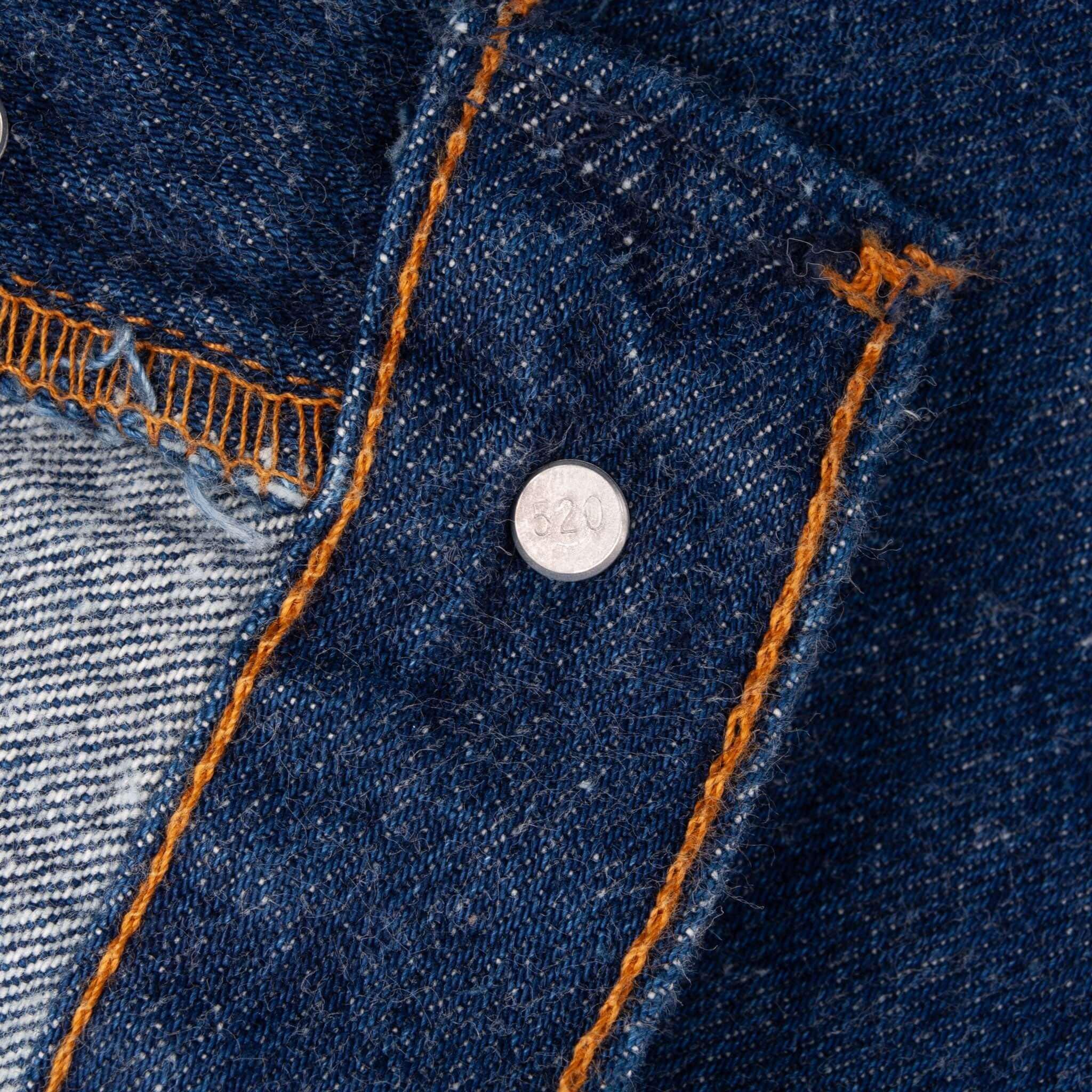 Vintage Levis 501 Indigo Dark Wash Jeans 1980s Size 40x28 Made in