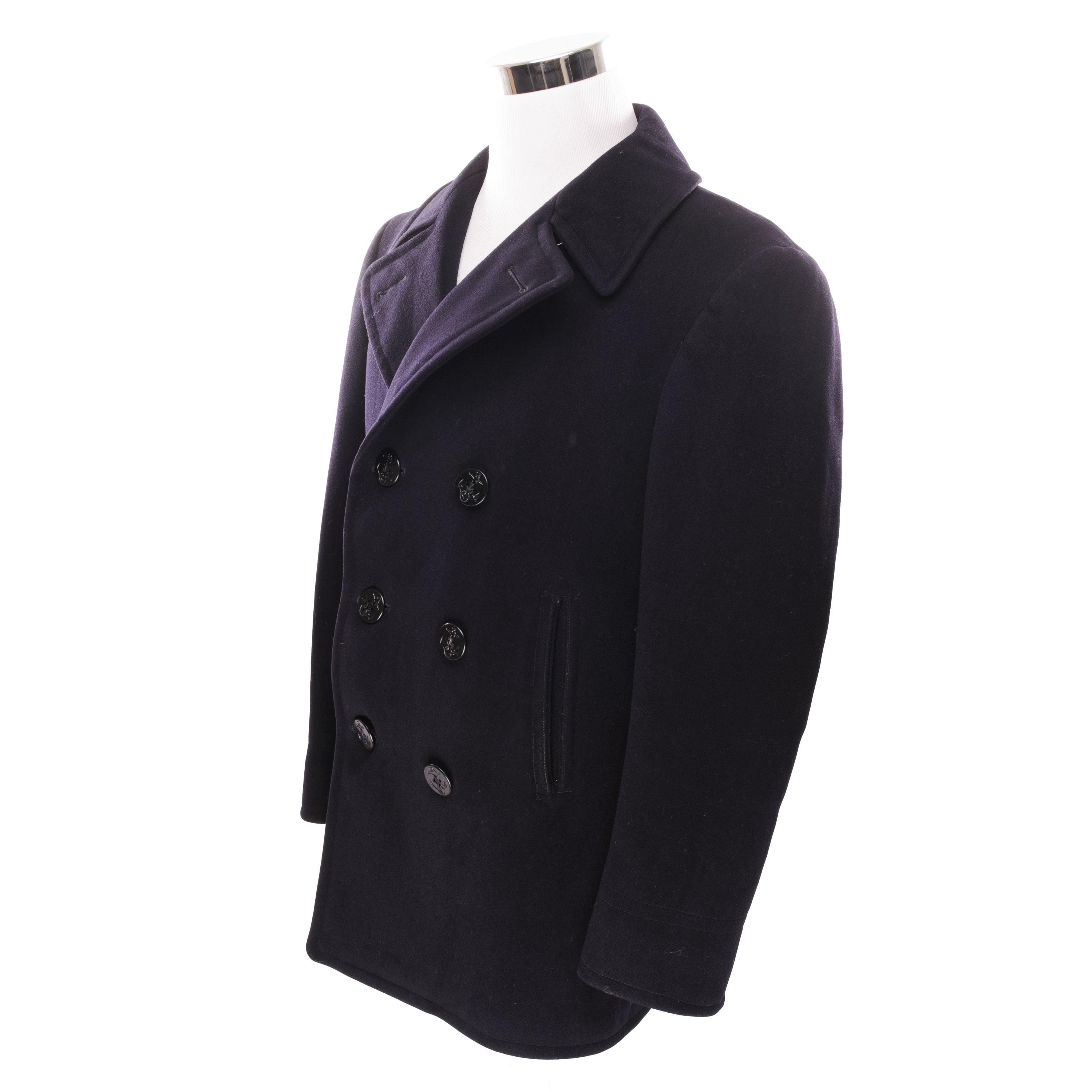 Us Navy Wool 1960s Peacoat - Etsy