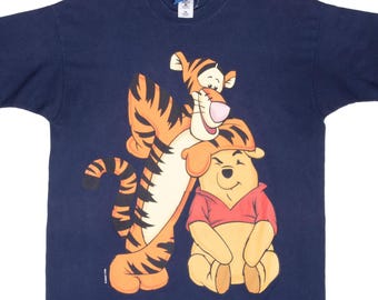 Maglietta vintage Disney Winnie the Pooh Tigro anni '90, taglia 2XL