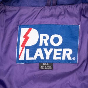 Vintage ncaa kansas city wildcats heavy windbreaker jacket 1990s large image 4