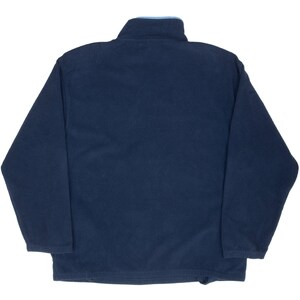 Vintage ncaa unc north carolina russell pullover fleece jacket xl 1990s image 3