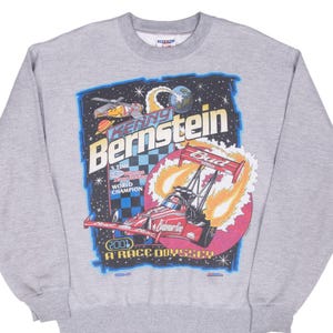 Vintage nhra racing kenny berstein 2001 sweatshirt medium image 1