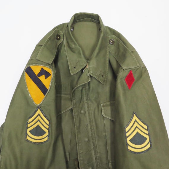 Vintage us army m-1951 m51 field jacket 1950s vie… - image 4