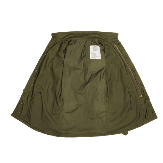 Vintage us army m-1965 m65 field jacket 1981 size… - image 9