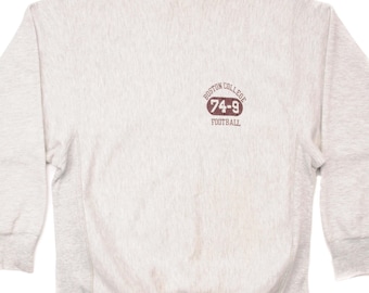 Vintage champion reverse weave boston college sweatshirt 1980s xl made usa