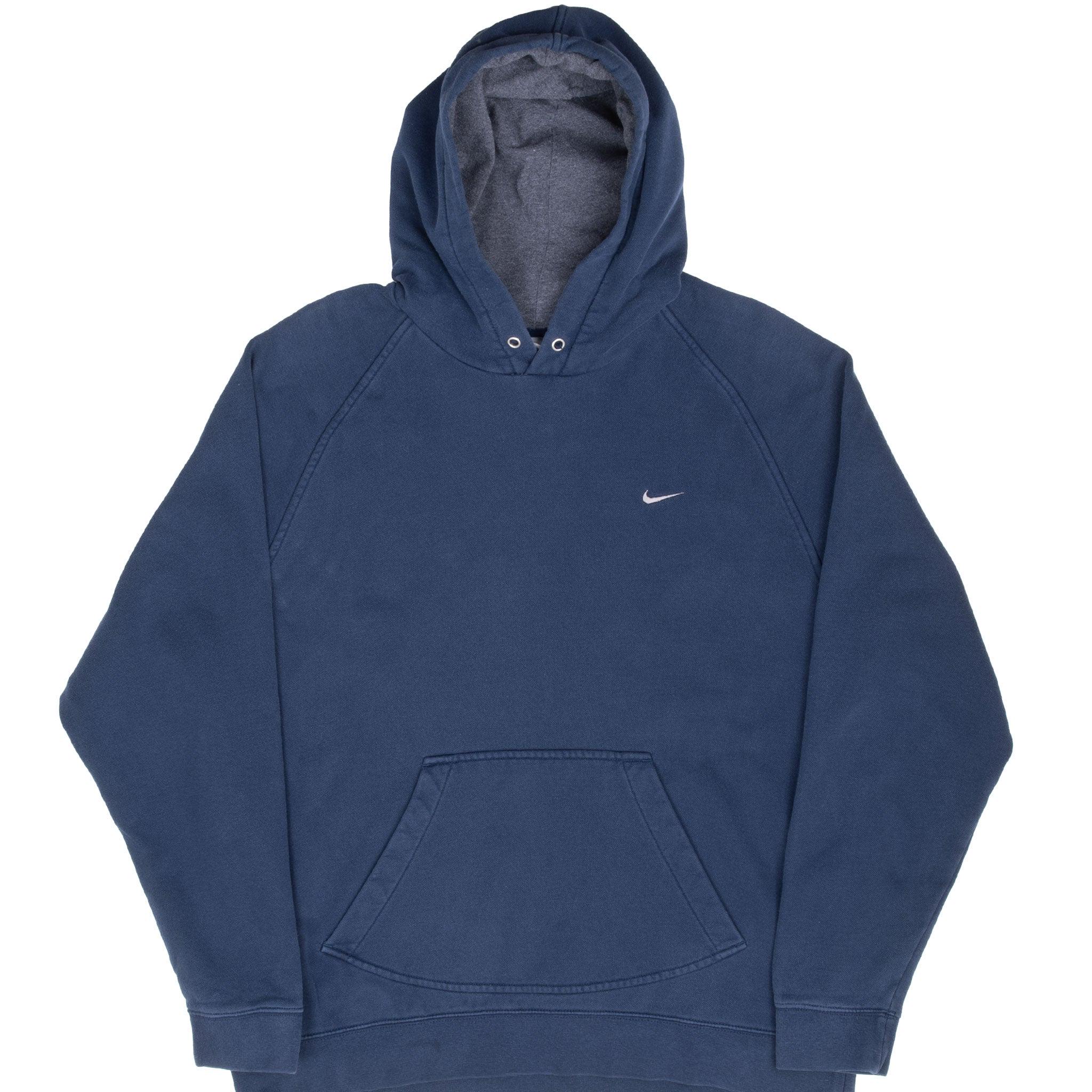 vintage navy nike hoodie