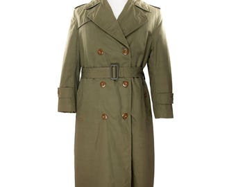 US Army 1977 Vintage Raincoat AG 274 Vietnam Era - Green Size Men