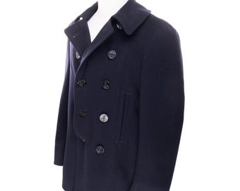 VINTAGE RARE Us Navy Wwii 10-button Pea Coat Jacket Sz 34 - Etsy VINTAGE RARE Us Navy Wwii 10-button Pea Coat Jacket Sz 34 - Etsy