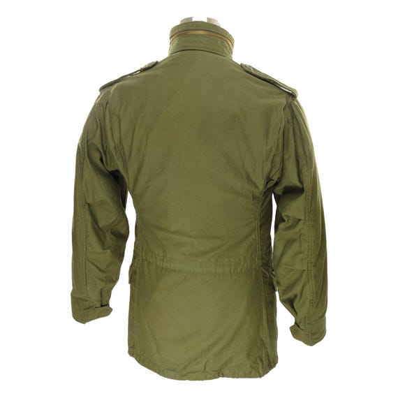 Vintage us army m-1965 m65 field jacket 1981 size… - image 3