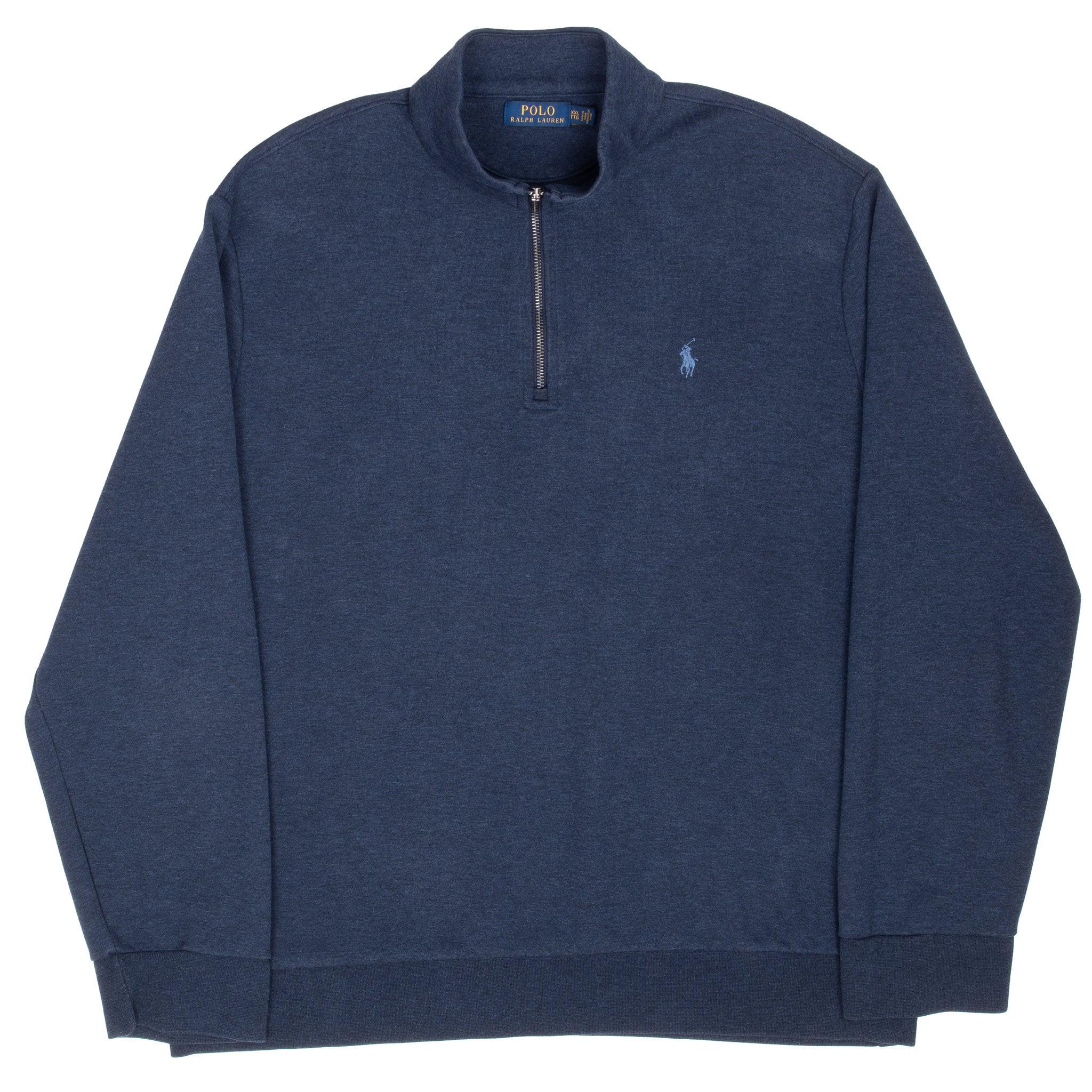 Polo Ralph Lauren Blue Quarter 1/4 Zip Sweater Size 2xl - Etsy
