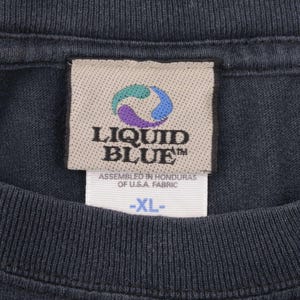 Vintage liquid blue saul hudson slash gun n roses tee shirt 2004 size xl image 4