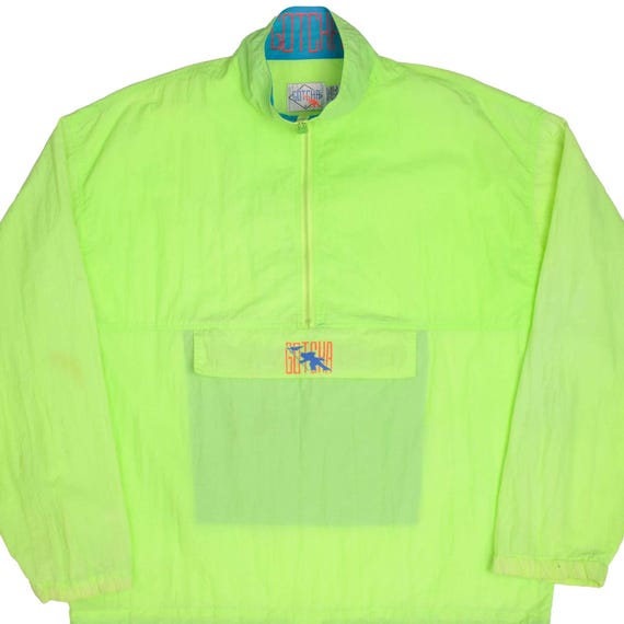 Vintage gotcha surf shell pullover jacket 1990s s… - image 1
